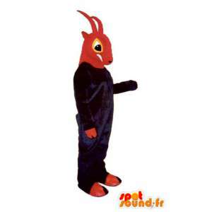 Mascot cabra vermelho e roxo - Traje cabra - MASFR003260 - Mascotes e Cabras Goats