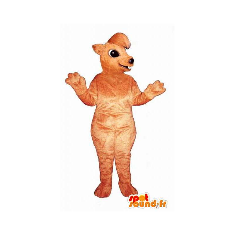 Esquilo laranja mascote - Squirrel Suit - MASFR003266 - mascotes Squirrel