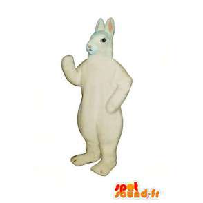 Obří bílý králík maskot - White Rabbit Costume - MASFR003282 - maskot králíci