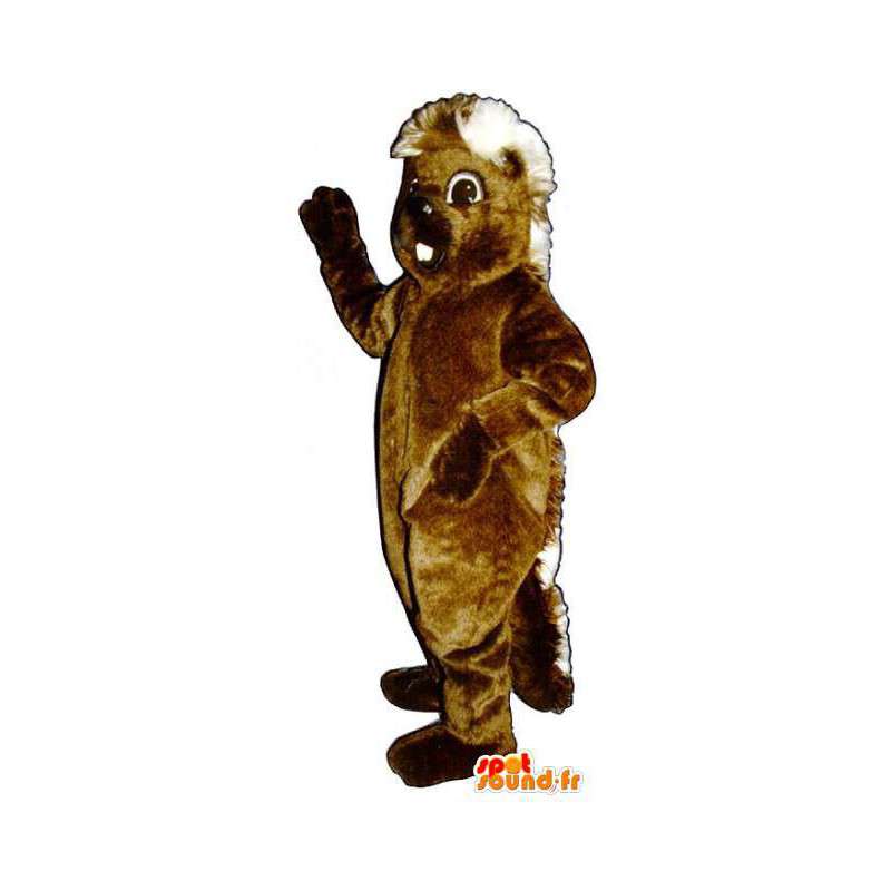 Brown hedgehog mascot giant - Hedgehog Costume - MASFR003284 - Mascots Hedgehog