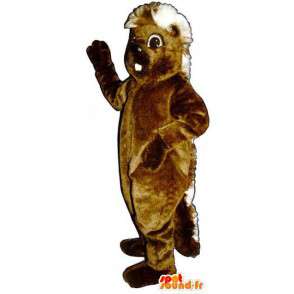 Mascot καφέ γιγαντιαία hedgehog - Hedgehog Στολή - MASFR003284 - μασκότ Hedgehog