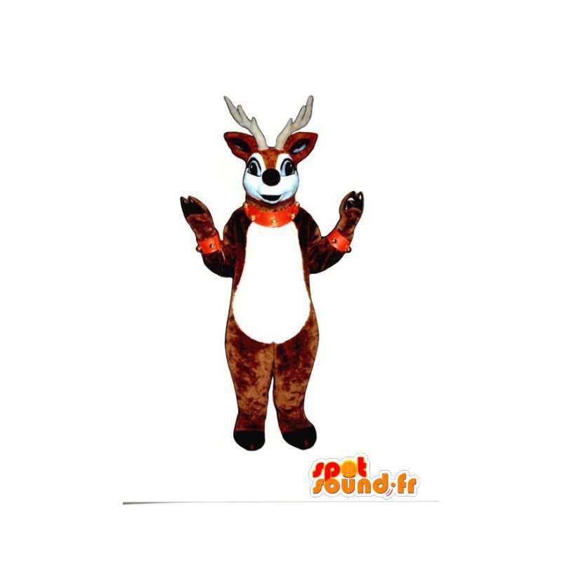 Mascot Santa's reindeer - Reindeer Costume Brown - MASFR003287 - Christmas mascots