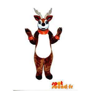 Mascot renne di Babbo Natale - Renna Costume Brown - MASFR003287 - Mascotte di Natale