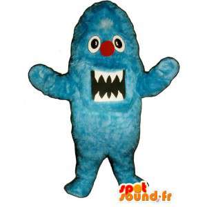Plyschblått monster maskot - Blå monster kostym - Spotsound