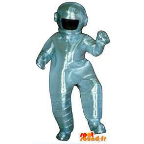 Combinação mascote do astronauta azul - terno do astronauta - MASFR003291 - Mascotes homem