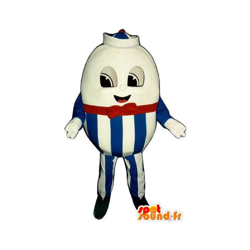 Mascot uovo gigante Pasqua - Pasqua Suit - MASFR003294 - Mascotte della pasticceria
