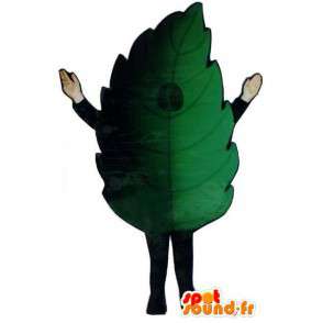 Giant green leaf mascot - Costume green leaf - MASFR003295 - Mascots of plants