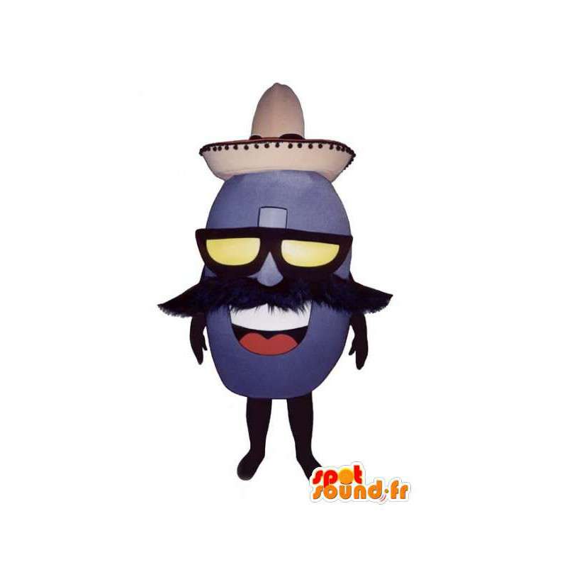 Mascot em forma de feijão mexicanos - feijão Costume - MASFR003296 - Mascotes não classificados