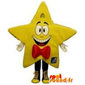 Maskot obří žlutá hvězda - Obří hvězda Costume - MASFR003297 - Neutajované Maskoti