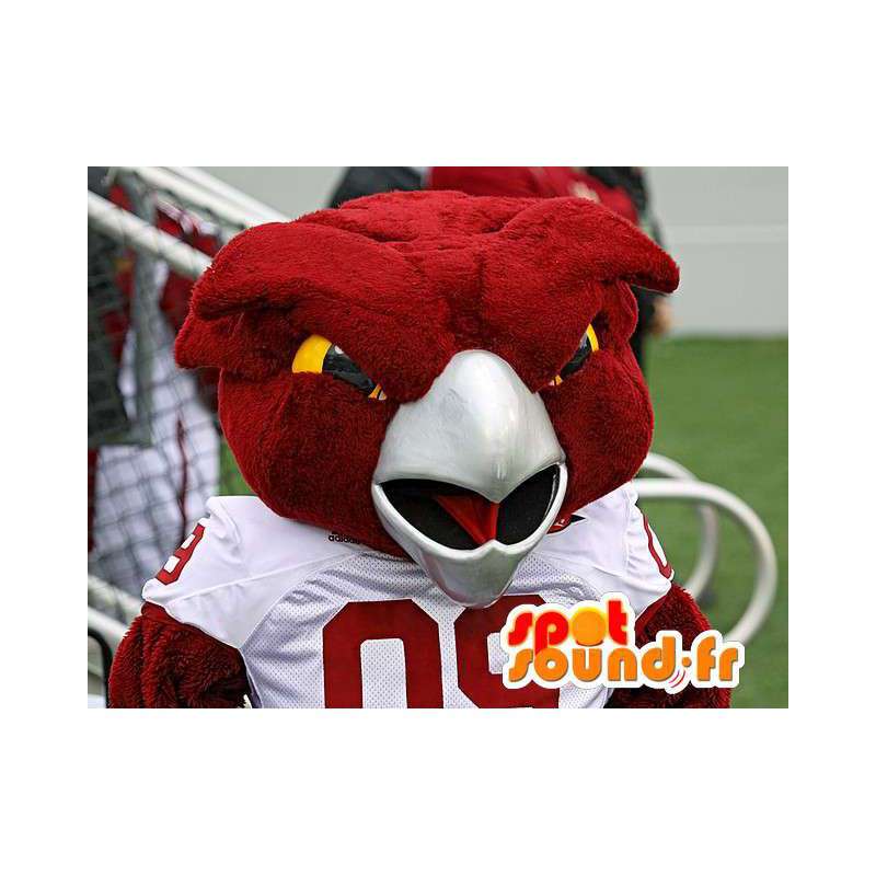 Red bird mascot giant size - Bird Costume - MASFR003309 - Mascot of birds