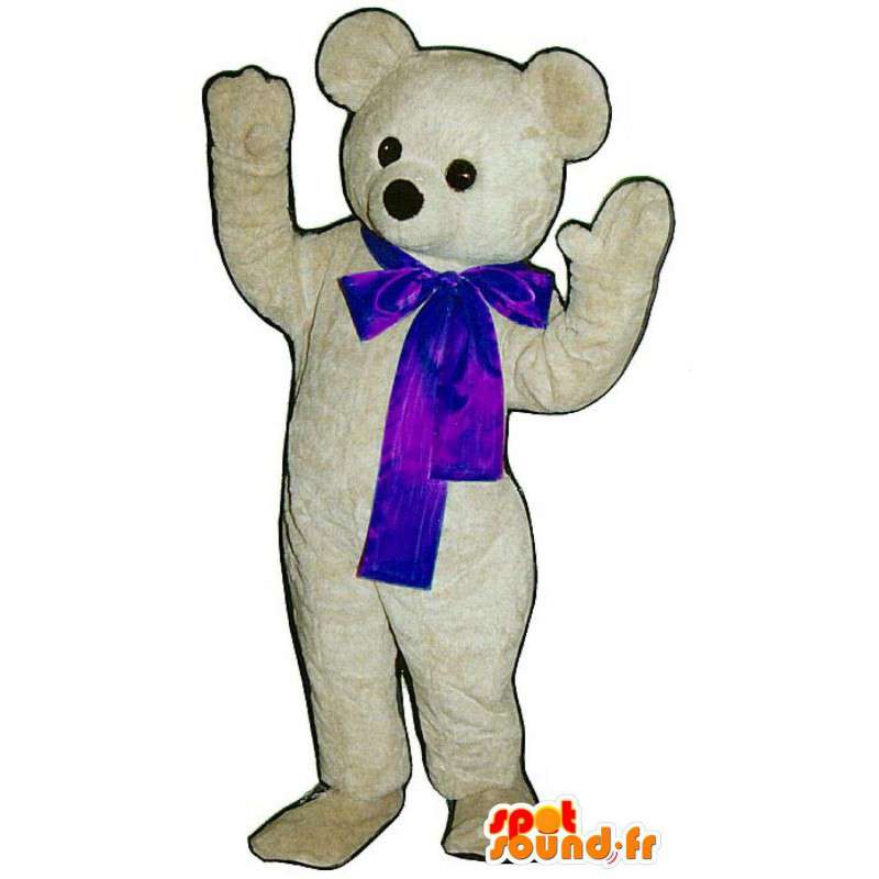Polar Bear Mascot Plush - Polar Bear Costume - MASFR003318 - Bear mascot