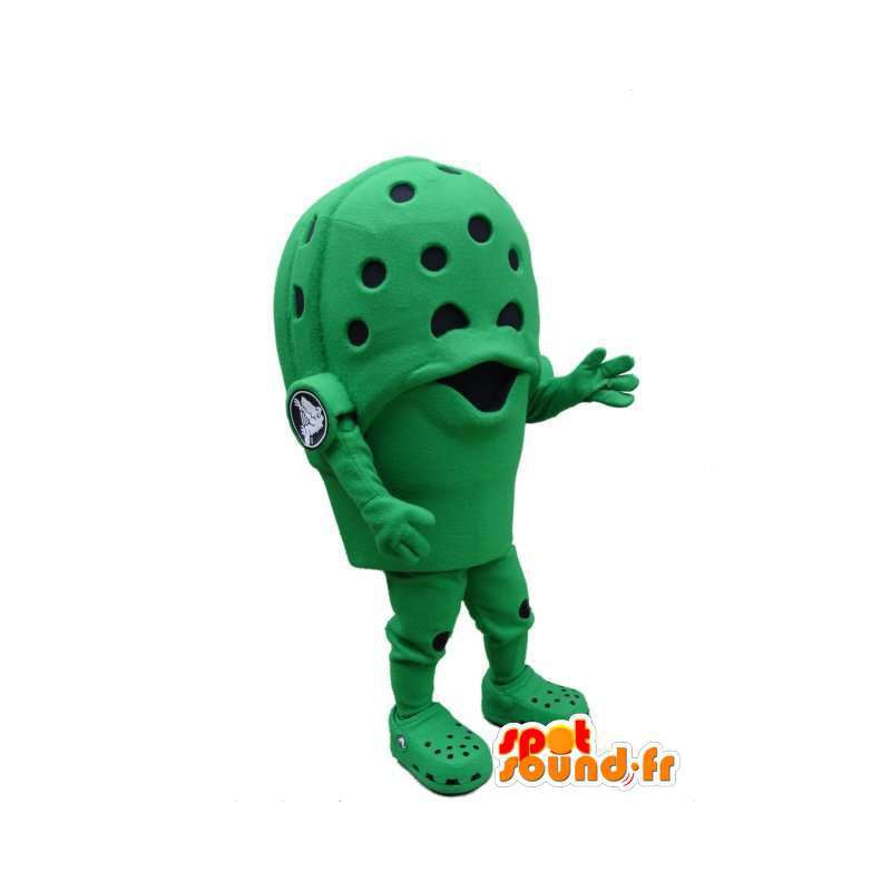 Mascot of the famous shoe brand Crocs - Crocs green - MASFR003320 - Mascots famous characters