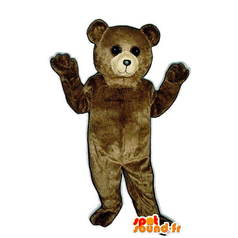 Mascotte d'ours brun en peluche - Costume d'ours marron dans Mascotte d'ours  Changement de couleur Pas De Changement Taille L (180-190 Cm) Bon a tirer  Non Avec les vêtements ? (si présents