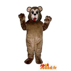 Mascotte de singe marron en peluche - Costume de singe - MASFR003324 - Mascottes Singe