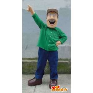 Mascot grandpa - Costume grandpa handyman - MASFR003330 - Human mascots