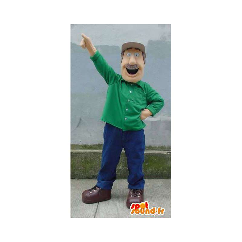 Mascot bestefar - altmuligmann grandpa Disguise - MASFR003330 - Man Maskoter