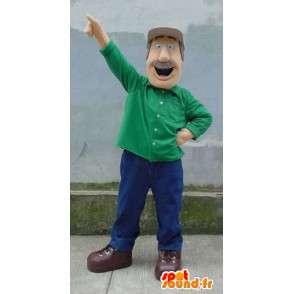Mascot grandpa - Costume grandpa handyman - MASFR003330 - Human mascots