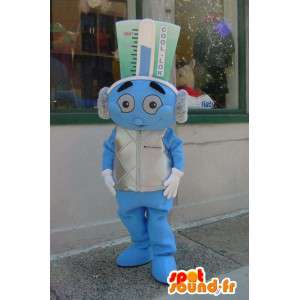 Mascot reuzethermometer - thermometer Costume - MASFR003338 - mascottes objecten