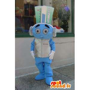 Maskot obří teploměr - teploměr Costume - Maskoti objektů - MASFR003338 - SpotSound.fr