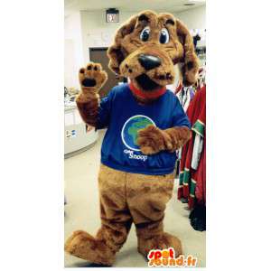 Mascotte de chien marron en peluche - Costume de chien - MASFR003342 - Mascottes de chien