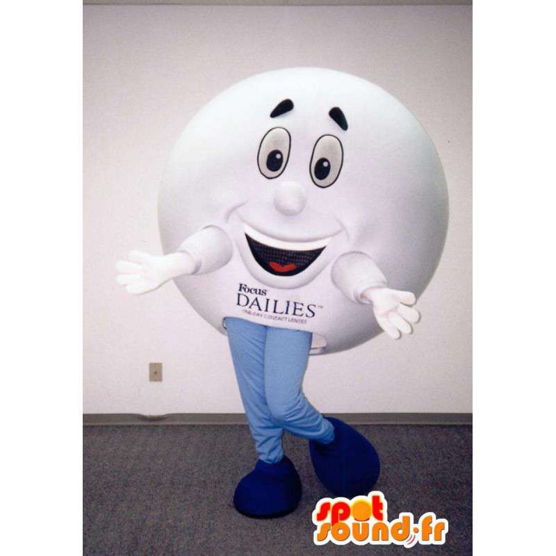 Mascot pelota de golf gigante - baile de disfraces del Golfo - MASFR003345 - Mascota de deportes