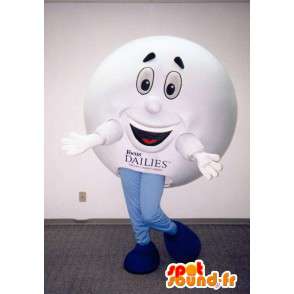 Mascot pelota de golf gigante - baile de disfraces del Golfo - MASFR003345 - Mascota de deportes