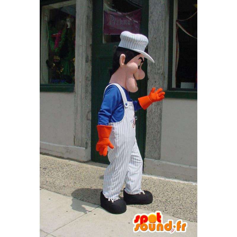 Mascot pittore, muratore - pittore Mascot - MASFR003357 - Umani mascotte