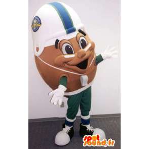 Bola Mascot futebol - bola de rugby - MASFR003374 - Mascotte sportives