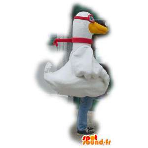Mascot cisne gigante de ganso - traje cisne - MASFR003387 - mascotes Swan