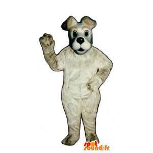 Mascotte de chien blanc - Costume de chien blanc - MASFR003447 - Mascottes de chien