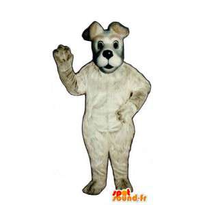 Bílý pes maskot - White Dog Costume - Maskoti psů - MASFR003447 - SpotSound.fr