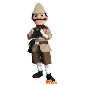 Explorer Mascot gehouden beige - MASFR003467 - man Mascottes