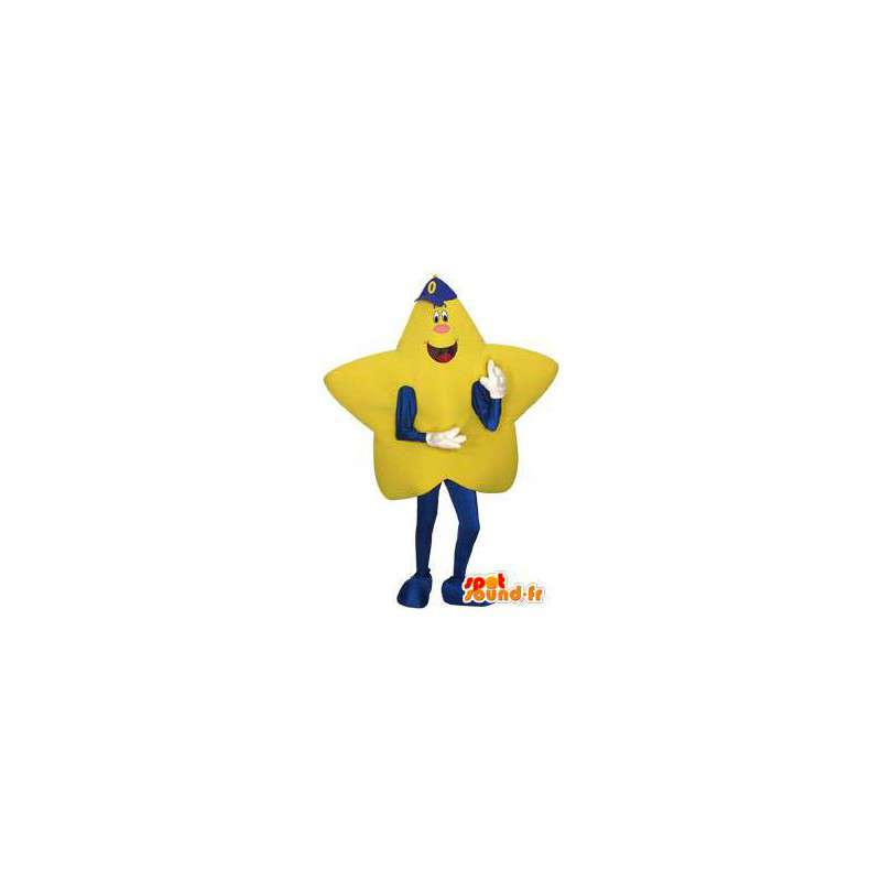 Mascot reusachtige gele ster - Giant Star Costume - MASFR003475 - Niet-ingedeelde Mascottes