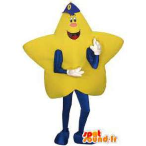 Maskot obří žlutá hvězda - Obří hvězda Costume - Nezařazení maskoti - MASFR003475 - SpotSound.fr