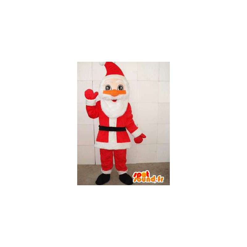 Mascotte Santa Claus - Clássico - Enviados rápido com acessórios - MASFR00263 - Mascotes Natal