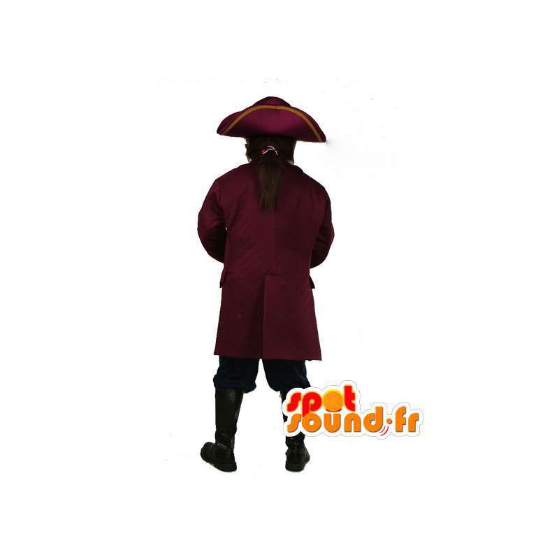 Pirate μασκότ με το κοστούμι και το καπέλο του - Captain - MASFR003499 - μασκότ Πειρατές