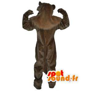 Bege da mascote do leão de pelúcia - Costume Lion - MASFR003511 - Mascotes leão