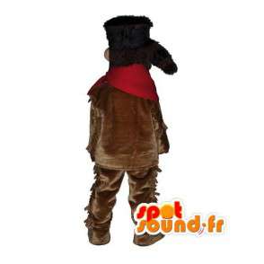 Hunter Mascote - traje de lenhador - MASFR003516 - Mascotes homem