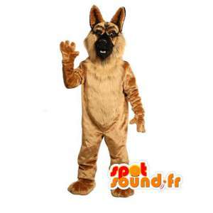 Mascot Berger realistinen German - Koira Costume - MASFR003518 - koira Maskotteja