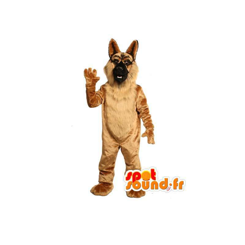 Mascot Berger realistinen German - Koira Costume - MASFR003518 - koira Maskotteja