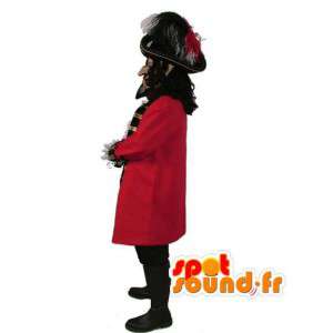 Red Piraten-Maskottchen - Kostüm Piratenkapitän - MASFR003520 - Maskottchen der Piraten