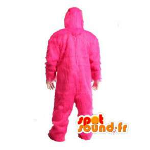 Gorilla Mascot z różowymi włosami - Pink Gorilla Costume - MASFR003525 - maskotki Goryle