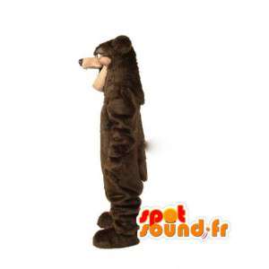 Mascot urso de peluche marrom - uma fantasia de urso marrom - MASFR003527 - mascote do urso
