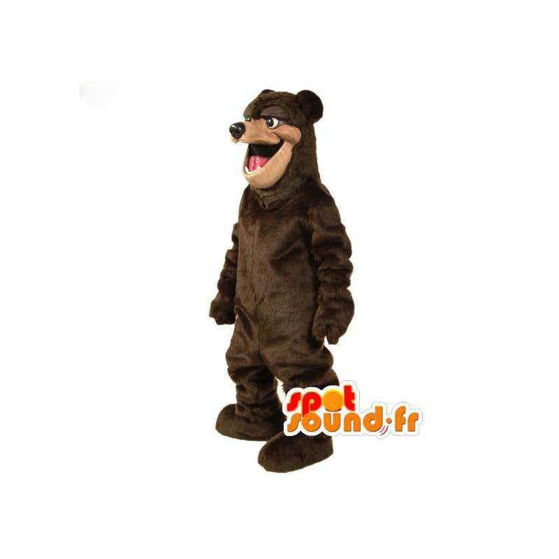 Brown Bear Mascot Plush - Brown Bear Costume - MASFR003527 - Bear mascot