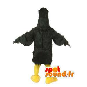Maskot gul og sort robin - kæmpe robin kostume - Spotsound