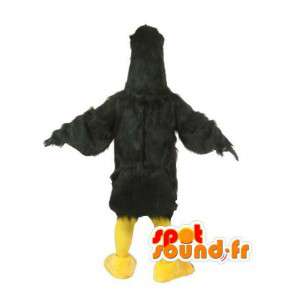 Mascot blackbird yellow and black - Costume giant blackbird - MASFR003533 - Mascot of birds