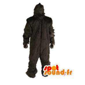 Black gorilla mascot realistic - Costume Gorilla Black - MASFR003536 - Gorilla mascots