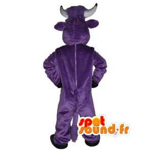 Mascot Purple Cow - Vaca divertido vestuario - MASFR003537 - Vaca de la mascota