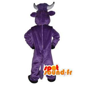 Mascot violet cow - fun koekostuum - MASFR003537 - koe Mascottes