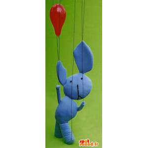 Mascot gigantische blauwe bear - blauwe pluche Costume - MASFR003539 - Niet-ingedeelde Mascottes